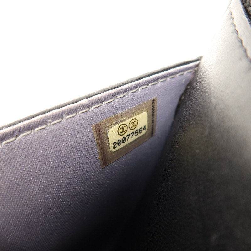 CHANEL 羊皮皮革WOC Wallet On Chain銀扣鏈帶肩背袋-8