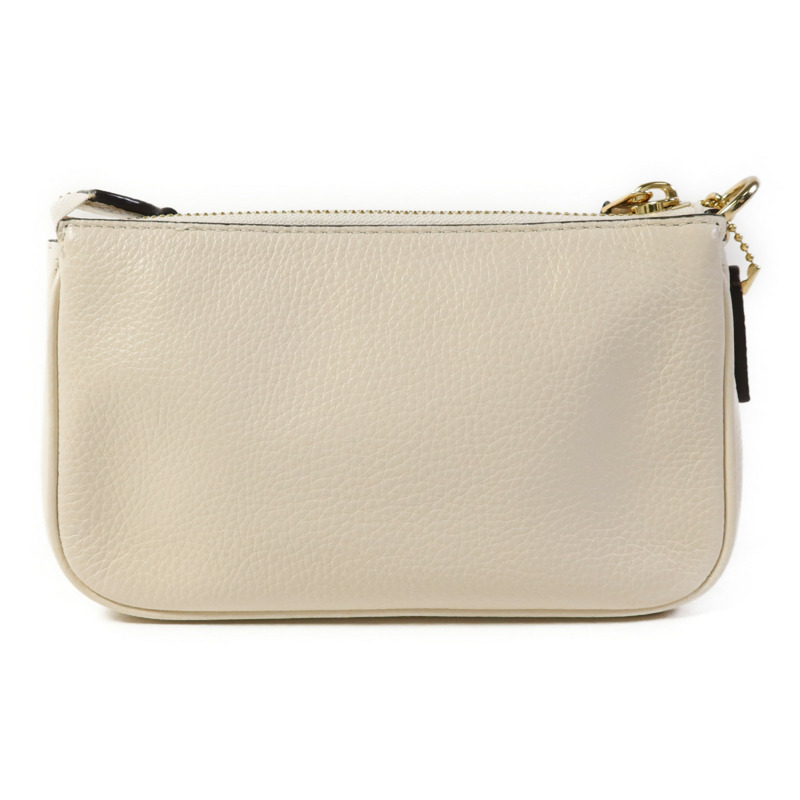 COACH 牛皮皮革Handbag金扣手挽袋-2