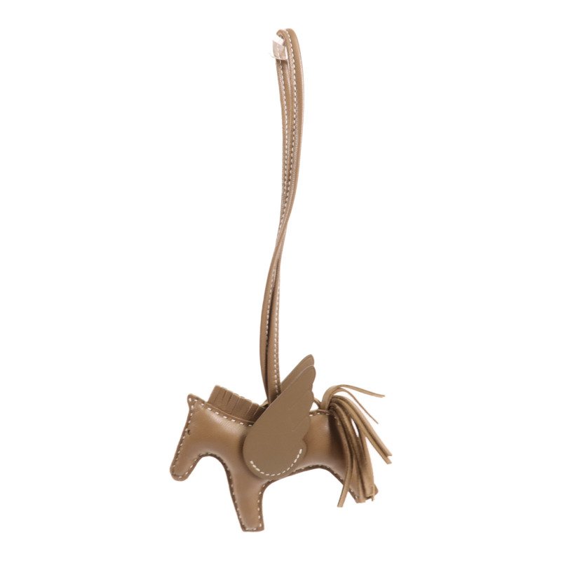 HERMES Milo皮革Rodeo PM掛飾-8