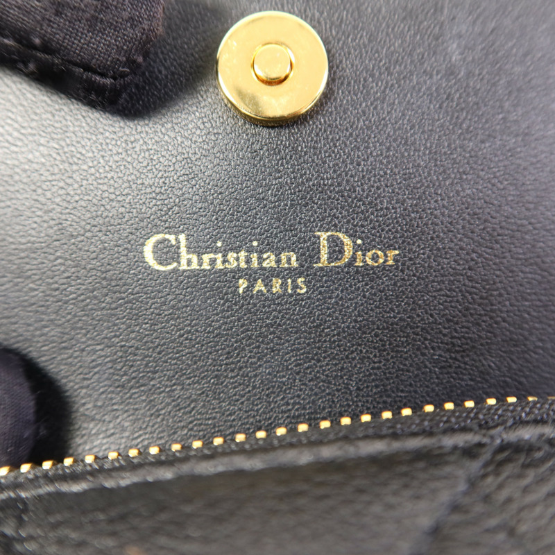 Dior 牛皮皮革Card Case金扣卡片套-5