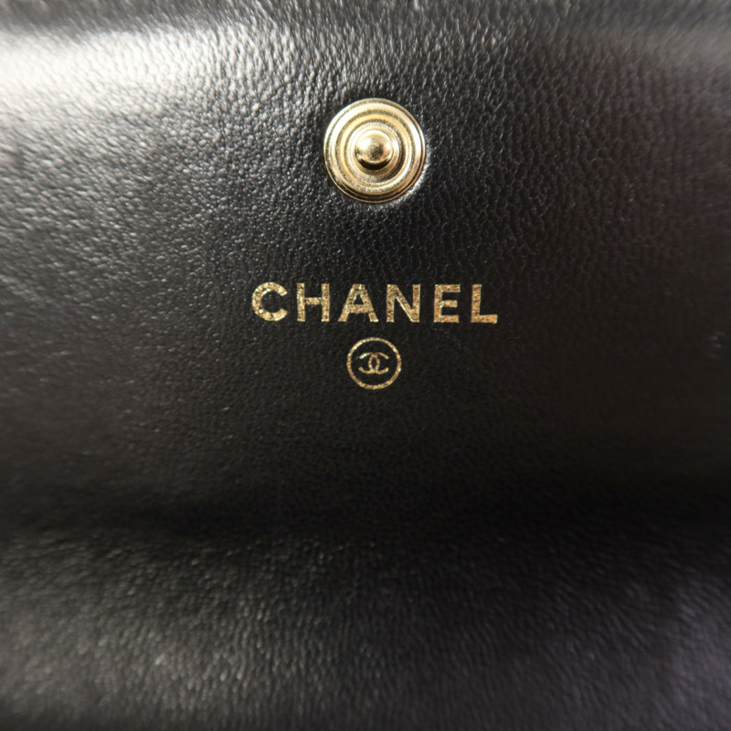 CHANEL 天鵝絨Chain Shoulder Bag金扣鏈帶肩背袋-7