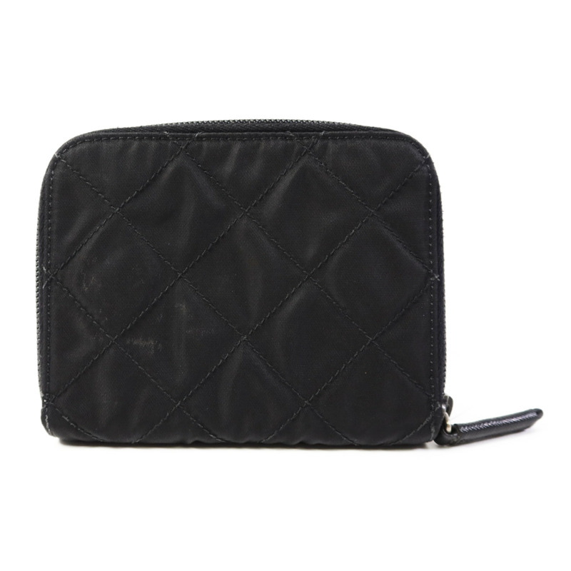 PRADA 尼龍Bifold Wallet銀扣錢包-1
