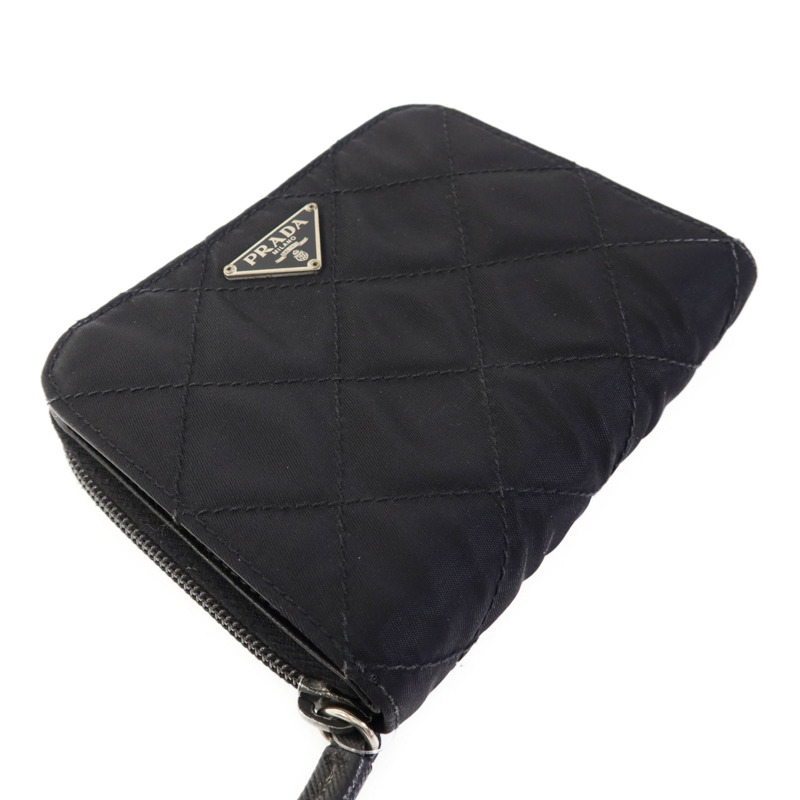 PRADA 尼龍Bifold Wallet銀扣錢包-2