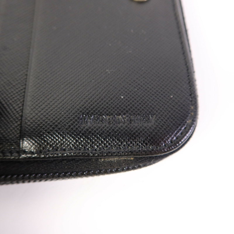 PRADA 尼龍Bifold Wallet銀扣錢包-10