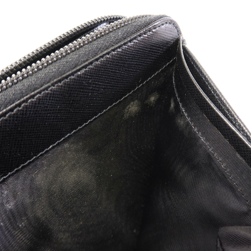 PRADA 尼龍Bifold Wallet銀扣錢包-13
