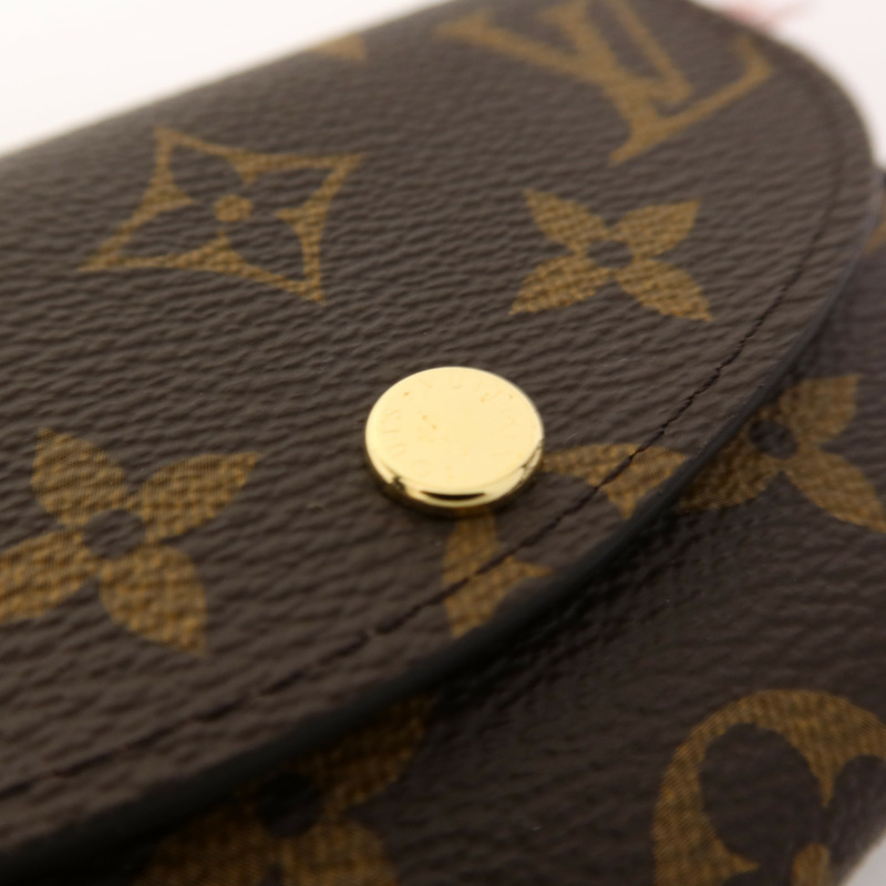 LOUIS VUITTON Monogram Rosalie金扣錢包-6