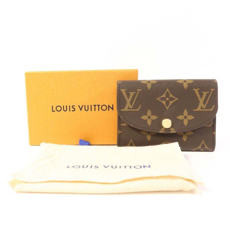 LOUIS VUITTON Monogram Rosalie金扣錢包-11