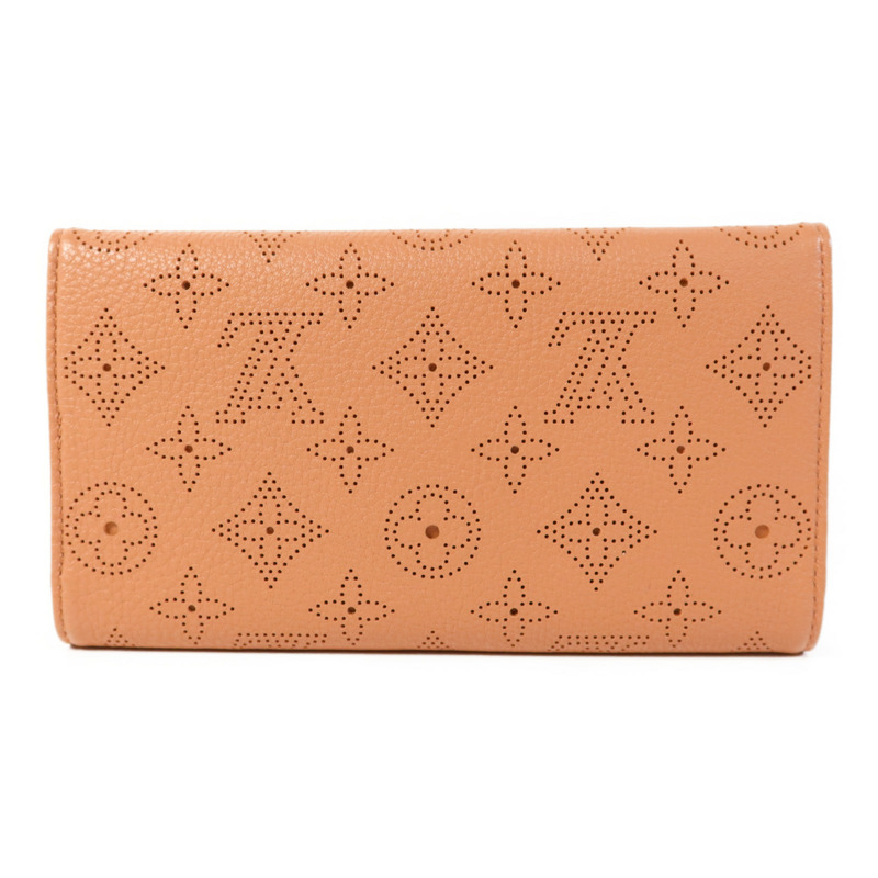 LOUIS VUITTON Mahina Amelia Trifold Wallet銀扣長錢包-1