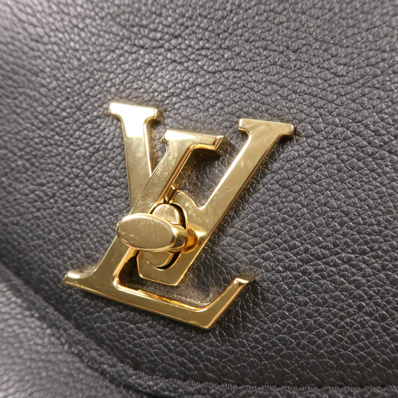 LOUIS VUITTON 牛皮皮革Oxford金扣肩背袋-7