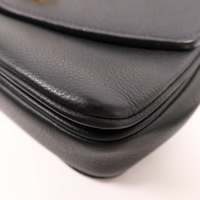 LOUIS VUITTON 牛皮皮革Oxford金扣肩背袋-11