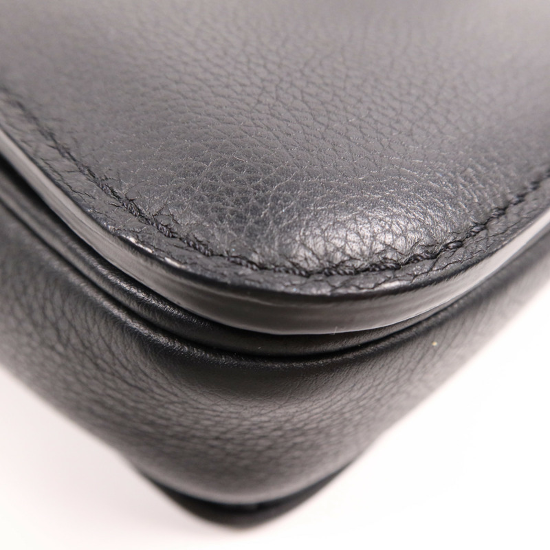 LOUIS VUITTON 牛皮皮革Oxford金扣肩背袋-14