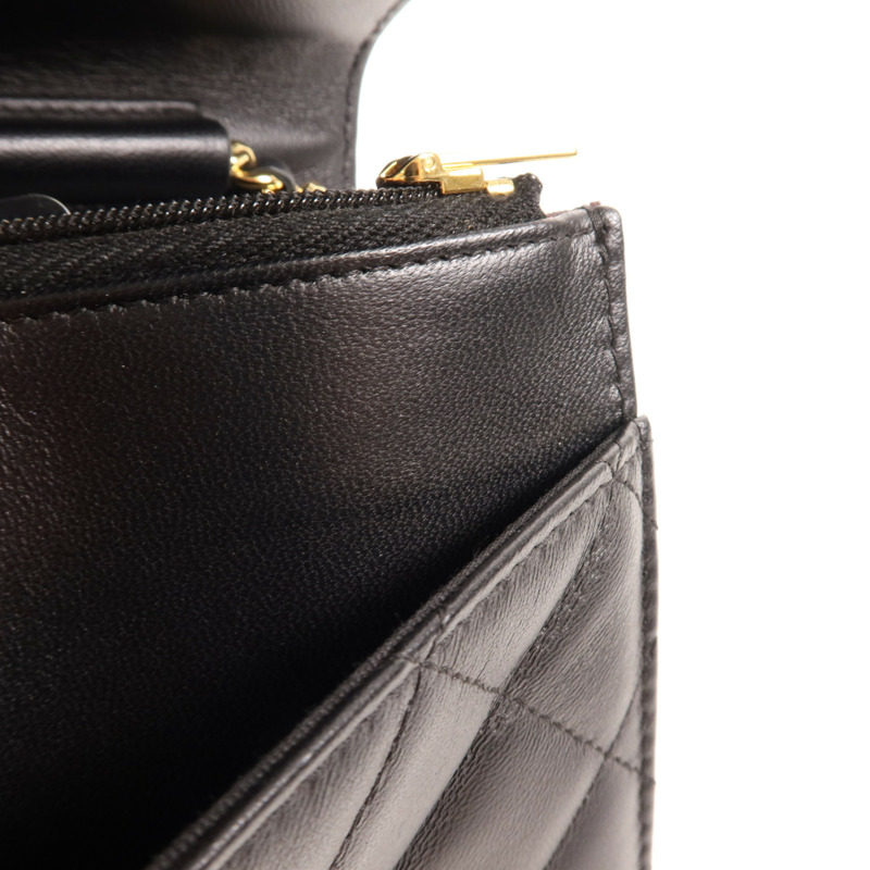 CHANEL 羊皮皮革WOC Wallet On Chain金扣鏈帶肩背袋-14