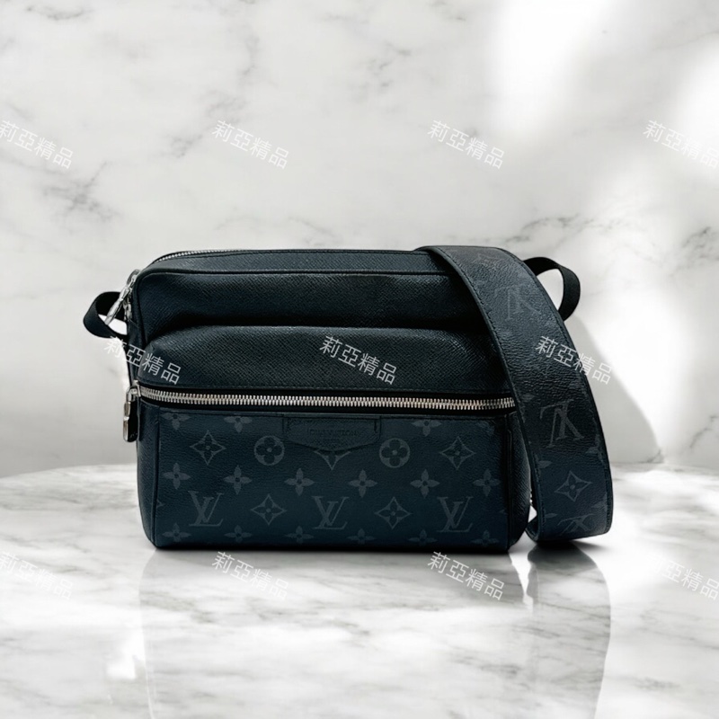 莉亞精品♡ LV 黑老花 相機包 二手美包-0