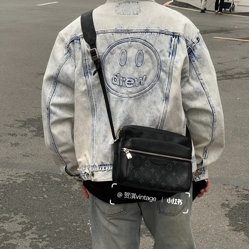 莉亞精品♡ LV 黑老花 相機包 二手美包-1