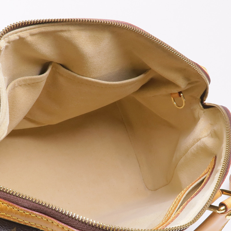 LOUIS VUITTON Monogram Retiro PM金扣手挽肩背兩用袋棕色-12