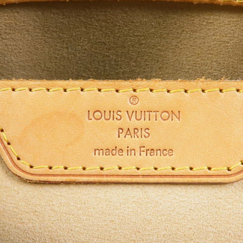 LOUIS VUITTON Monogram Retiro PM金扣手挽肩背兩用袋棕色-13