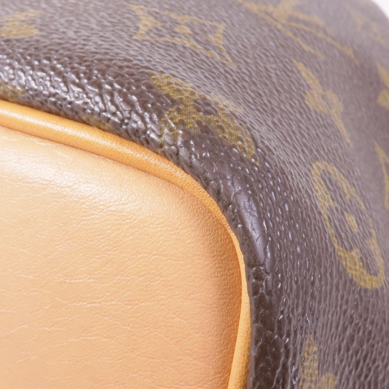 LOUIS VUITTON Monogram Petit Noe金扣肩背袋棕色-5