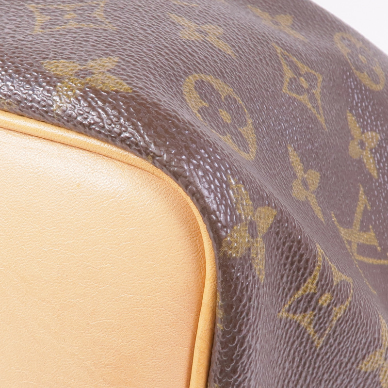 LOUIS VUITTON Monogram Petit Noe金扣肩背袋棕色-7