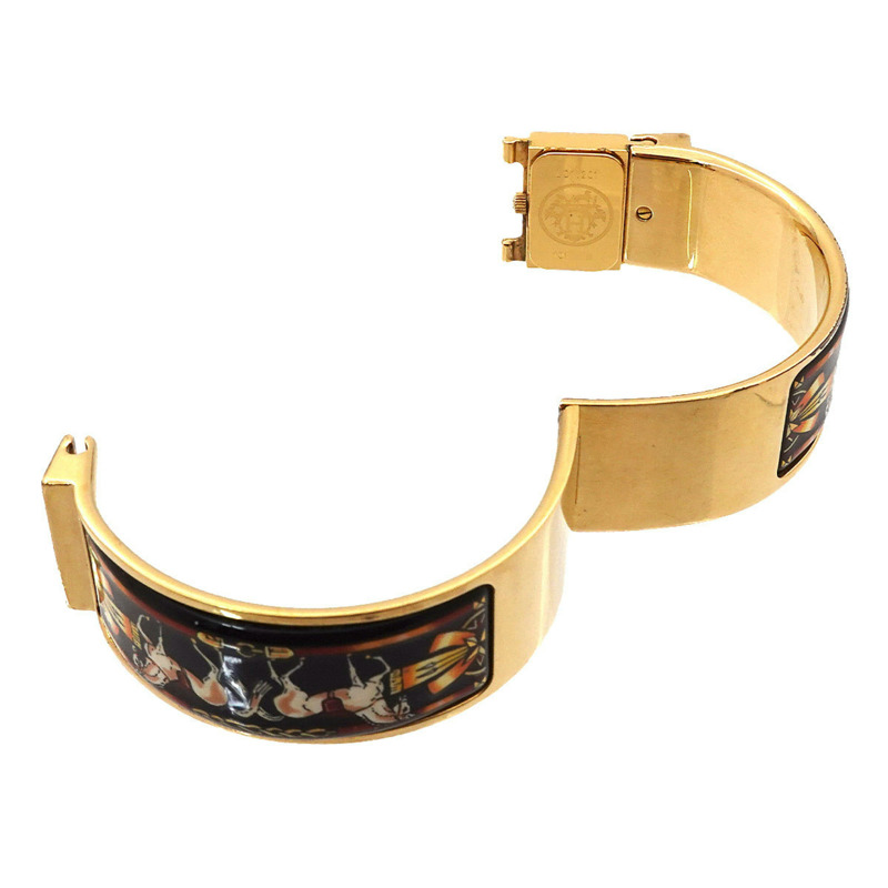 Hermès Loquet LO1 201 女士手鐲腕錶,琺瑯金石英機芯-3