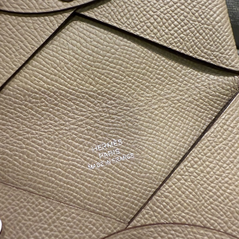 🌟愛馬仕Hermès Calvi卡包 經典大象灰-3
