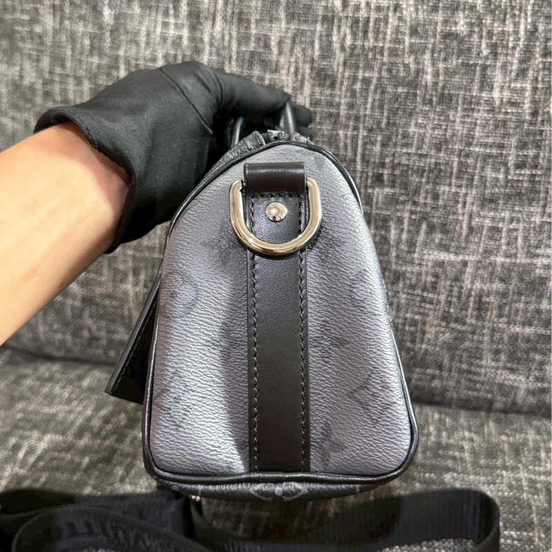 LV keepall 25黑老花-1