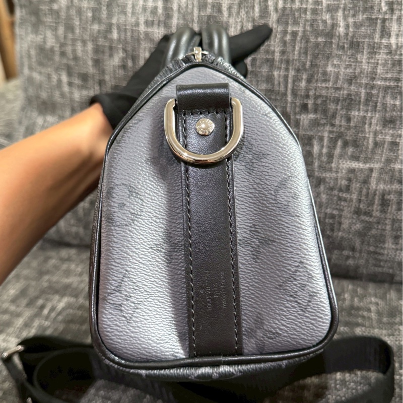 LV keepall 25黑老花-2