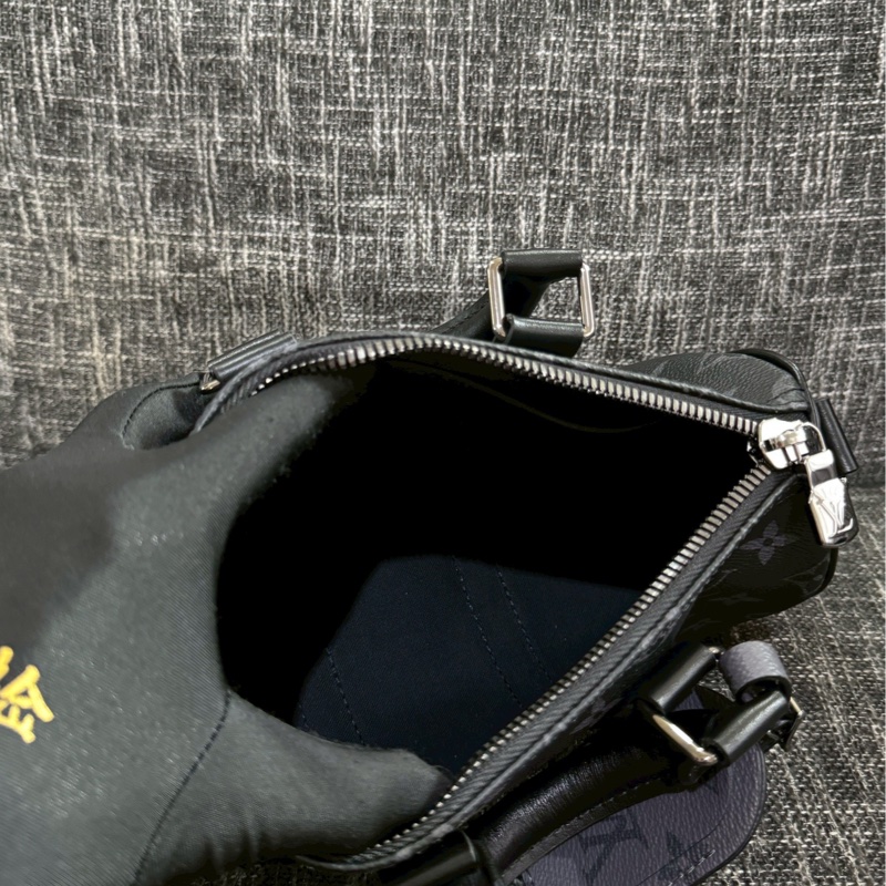 LV keepall 25黑老花-8