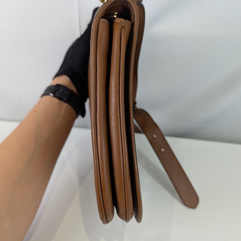 莉亞精品♡Gucci Blondie 馬鞍包 棕 二手美包-7