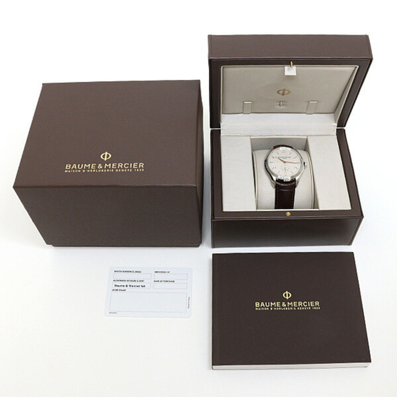 Baume & Mercier Clifton 男士手錶 MOA10054 象牙色錶盤自動-1