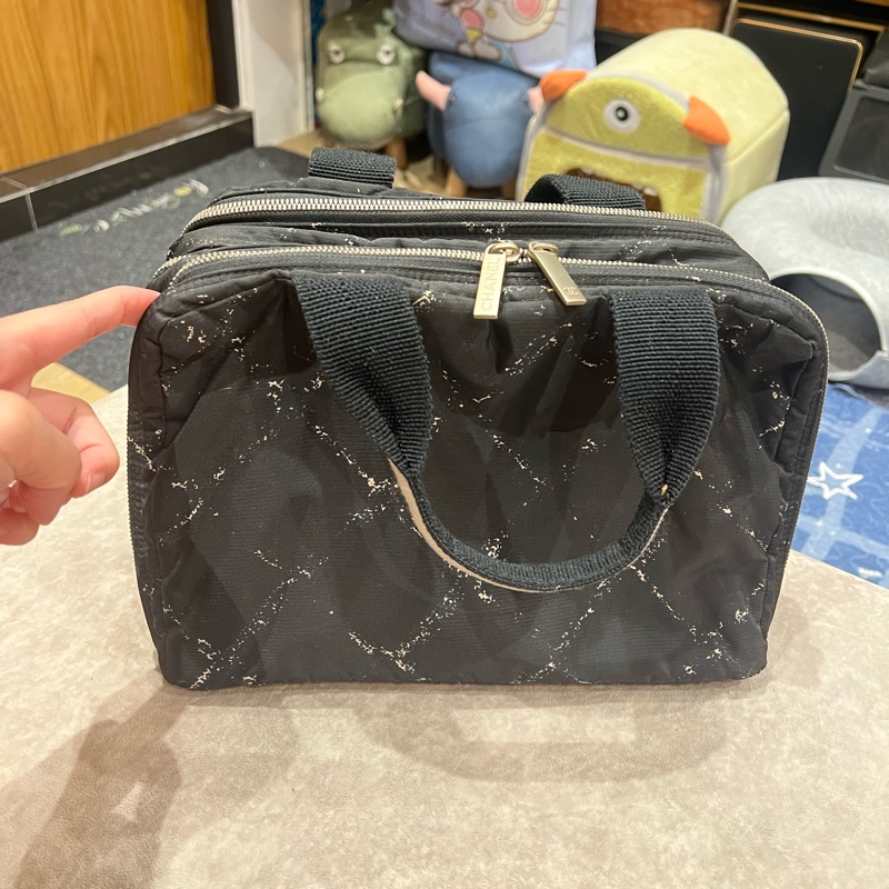Chanel老香手提帆布旅行包-0