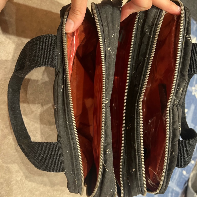 Chanel老香手提帆布旅行包-1