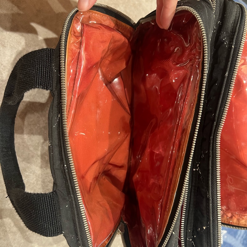 Chanel老香手提帆布旅行包-8