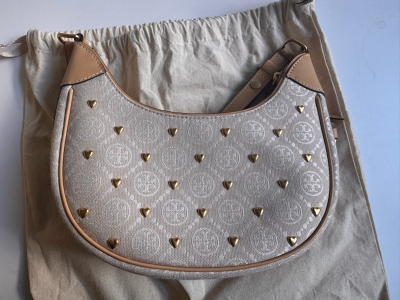 Tory Burch T Monogram 愛心新月包/腋下包 2024七夕限定款-1