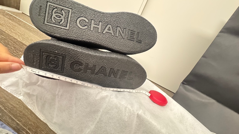 近全新香奈兒Chanel 全黑皮革內刷毛長靴雪靴皮靴37.5-3