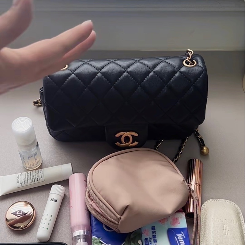 「M.Y精品」 全新 送禮 Chanel 小香 晶片款 cf20 coco20 大mini 黑銀-4