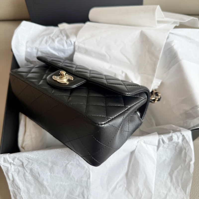 「M.Y精品」 全新 送禮 Chanel 小香 晶片款 cf20 coco20 大mini 黑銀-7