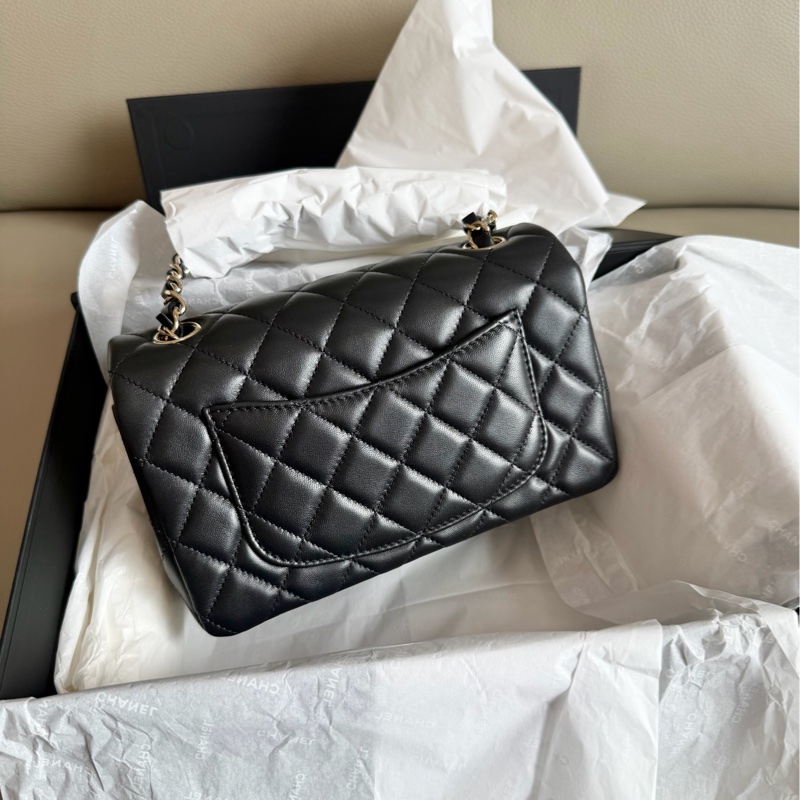 「M.Y精品」 全新 送禮 Chanel 小香 晶片款 cf20 coco20 大mini 黑銀-10