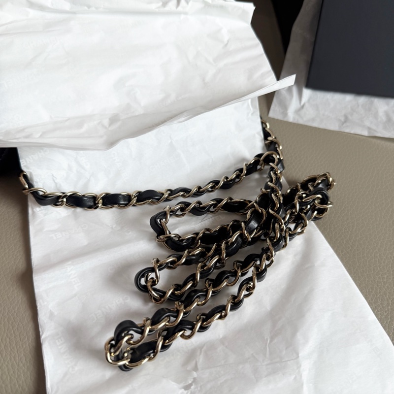 「M.Y精品」 全新 送禮 Chanel 小香 晶片款 cf20 coco20 大mini 黑銀-17