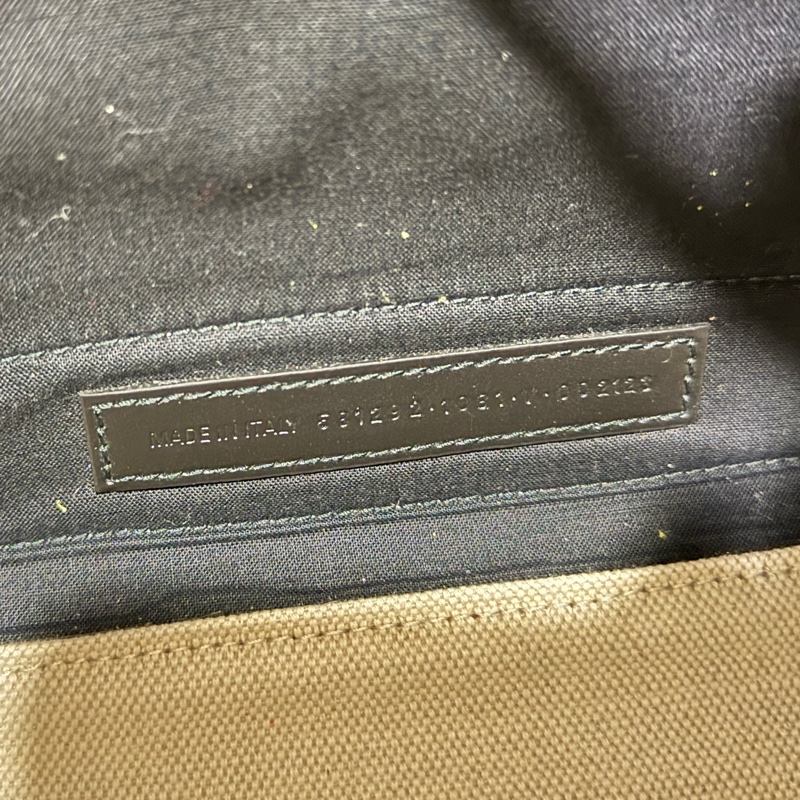 巴黎世家 Balenciaga caba S 帆布手提包 肩背包 黑白配色-20