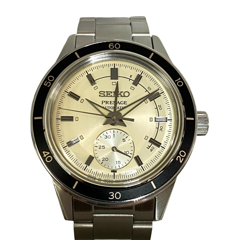 Seiko 男款 Presage 手錶,金色錶盤,不鏽鋼,SARY209,自動-0