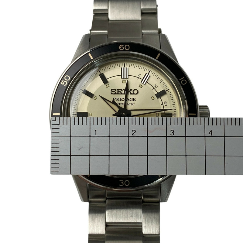 Seiko 男款 Presage 手錶,金色錶盤,不鏽鋼,SARY209,自動-9