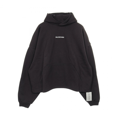 BALENCIAGA 連帽衫 818433TRVJ310702 棉黑色全新男女通用