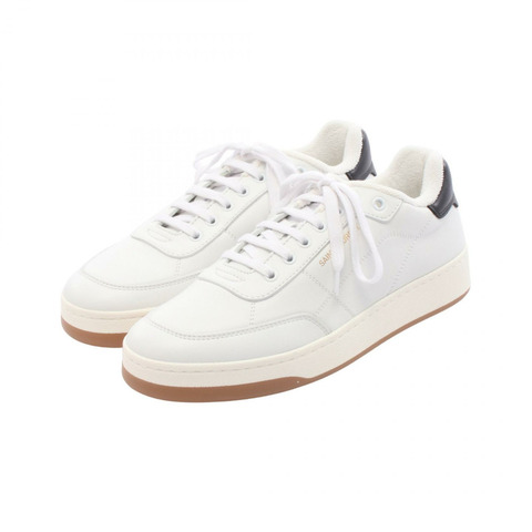 SAINT LAURENT PARIS SL/61 運動鞋 81947600NI0906142 皮革 白色 黑色 全新 男士
