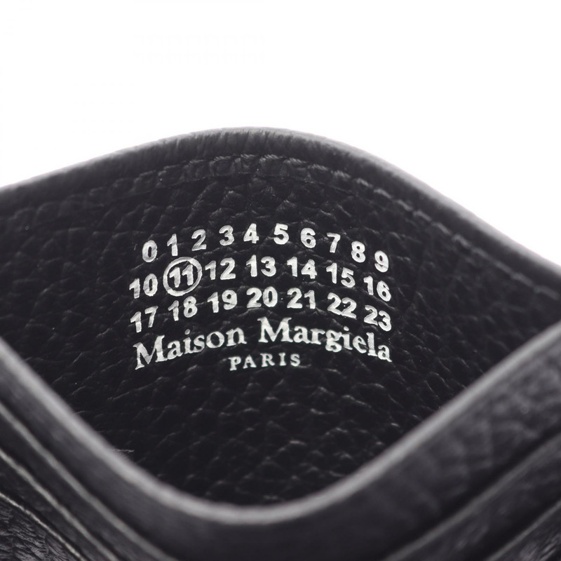 Maison Margiela 卡夾 SA1VX0006P4455T8013 皮革黑色全新中性款-3
