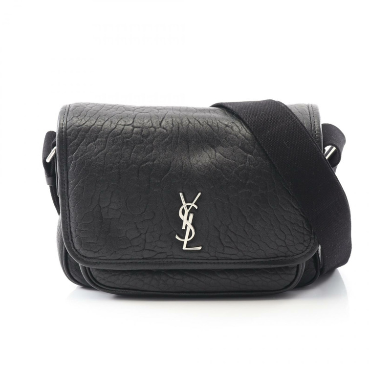 SAINT LAURENT PARIS Niki 小號單肩包 776611AAC3O1000 皮革 黑色 二手 男款-0
