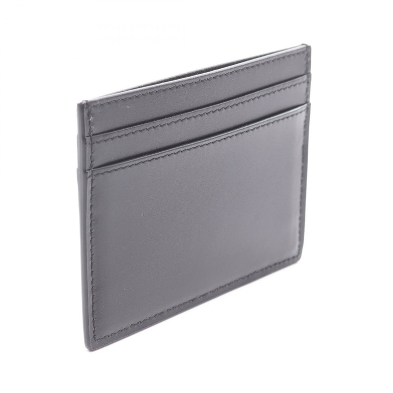 SAINT LAURENT PARIS Cassandra 卡片夾 4856310SX0E1000 皮革 黑色 二手 中性款-1