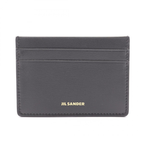 JIL SANDER 卡夾 J07VL0006P4840001 皮革 黑色 全新 男女通用