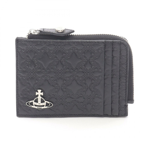 Vivienne Westwood Orb 零錢包 54020008UL003EN403 皮革 黑色 全新 女款