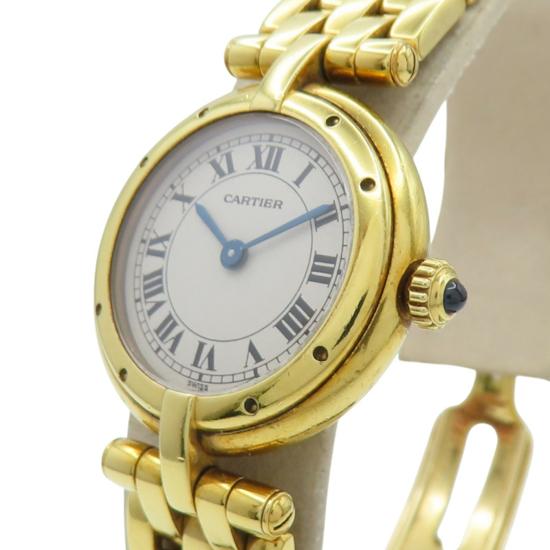 銀色錶盤 18K黃金 Panthere Vendome 腕錶 W25024B9【Cartier 卡地亞】 W25024B9-2