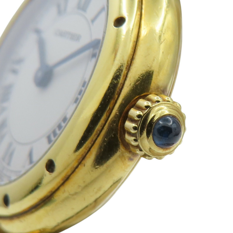 銀色錶盤 18K黃金 Panthere Vendome 腕錶 W25024B9【Cartier 卡地亞】 W25024B9-7